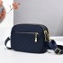 Canvas bag for women 2024 new Oxford cloth shoulder crossbody bag lightweight and versatile middle-aged mother bag nylon women's bag