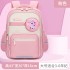 New children's elementary school backpack for girls in grades one to six, waterproof and load reducing, large capacity boy's spine protection backpack