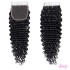 Transparent mesh full hand hook front lace real hair wig hair block 4 * 4 lace closure human hair