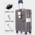 2024 New Explosive Multi functional Front Open Lid Trolley Luggage 20 inch Universal Wheel Female Travel Box Male