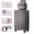 2023 New Explosive Gradient Luggage with Super High Beauty Goddess Multi functional Trolley Box Silent Wheels 24 inches