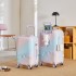 2024 Gradient Style Luggage Explosive Female High Beauty 24 inch Travel Trolley 20 inch Boarding Case Password Box