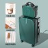 Multi size aluminum frame suitcase with swivel wheels for women, 24 inch vintage luggage, 20 inch student password box wholesale