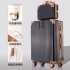 Luggage for men, large capacity 20 inch small suitcase for women, 2023 new model, 24 password travel leather suitcase, durable