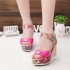 Foreign Trade Sandals for Women 2022 Spring/Summer New Style Thick Bottom Slope Heel Buckle Strap Bohemian Style Outdoor Fashion Sandals