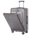 2024 New Explosive Multi functional Front Open Lid Trolley Luggage 20 inch Universal Wheel Female Travel Box Male