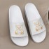 Cross border popular internet celebrity trendy game, internet celebrity cool slippers for couples, summer violent bear outdoor, indoor, and poop like sandals