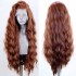 AliExpress New Product Hot selling European and American Wig Women's Synthetic Front Lace Headset Brown Wave Roll Wig