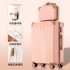 New ins travel suitcase, aluminum frame luggage, trolley box, universal wheels, 20 female and male students, 24 password leather box, 28