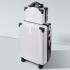 New trendy suitcase with aluminum frame, travel box, universal wheels, 20 female and male students, 24 password leather box, 28 inches