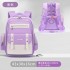 New children's and elementary school students' backpack with spine protection, large capacity, reduced load, waterproof backpack for boys and girls in grades one to six