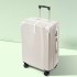 Retro aluminum frame luggage, 24 pull rod luggage, universal wheels, 26 inch right angle zipper travel suitcase, men's and women's leather suitcase, password box