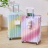 2023 New Gradient Trendy Color Luggage for Women with High Beauty, Pull up Luggage for Men with Large Capacity, Student Password Box, Travel 24 inches