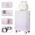 2023 New Explosive Gradient Luggage with Super High Beauty Goddess Multi functional Trolley Box Silent Wheels 24 inches