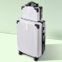 Multi size aluminum frame suitcase with swivel wheels for women, 24 inch vintage luggage, 20 inch student password box wholesale