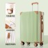 Trendy luggage, retro universal silent wheel luggage, logo printed travel code box, men's travel luggage