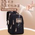 Cross border 2024 new student backpack, women's large capacity waterproof schoolbagsgirls lightweight backpack