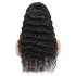 Cross border source 4 * 4 deep glue wig human hair non adhesive head cover human hair wig