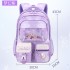 Hot selling girls' lightweight and waterproof backpack, customized spine protection backpack for grades 13 to 6