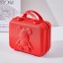 Violent Bear Graffiti Luggage Female 14 inch Small Makeup Box 2022 New Password Box Lightweight Mini Storage Box