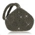 Top selling cross-border women's bag, high-end triangular diamond bag, shell dinner bag, sparkling women's handbag, handbags