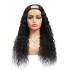 Kinky Curly Wig U Part Wigs Human Hair Wig Female Real Hair Full Headset