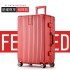 New trendy suitcase with aluminum frame, travel box, universal wheels, 20 female and male students, 24 password leather box, 28 inches