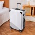 Retro aluminum frame luggage, male silent 22 inch student female password mother and child 24 inch travel suitcase, suitcase with pull rod, can seat people