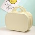 Color blocking portable suitcase, women's small makeup box, convenient 14 inch travel password box, lightweight mini storage bag