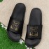 Trendy brand violent bear male summer outdoor versatile couple one drag new home beach anti-skid slippers cross-border