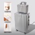 Multi size aluminum frame suitcase with swivel wheels for women, 24 inch vintage luggage, 20 inch student password box wholesale