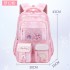 Hot selling girls' lightweight and waterproof backpack, customized spine protection backpack for grades 13 to 6