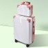 New Korean style aluminum frame mother and child box, retro luggage, female student, internet celebrity, Instagram password box, male travel box, leather suitcase