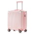 Men's business aluminum frame luggage case, women's small 18 inch suitcase, universal wheel travel case, small and fresh new product