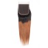 Brazilian real person hair curtain can be hot dyed with 1b/30 human hair gradient color ombre straight wave