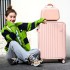 Little Bear Cute Luggage Female Student Son Mother Travel Trolley Leather Children's Password Luggage Silent Universal Wheel