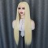 Synthetic wig fashionable women's wig front lace split 613 long hair 13 * 6 synthetic semi mechanized headband