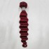 Cross border real person hair Xuchang wig wine red hair curtain 99j loose deep wave human hair