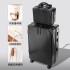 Luggage, travel suitcase, large capacity, small size, 20 pull rod suitcase, universal wheel, 24 female and male student password leather suitcase, 28 inches