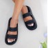 Cold slippers for women in summer, thick sole for outdoor wear, versatile and slip resistant for both indoor and outdoor beach sandals with a sense of stepping on feces