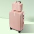 New ins travel suitcase, aluminum frame luggage, trolley box, universal wheels, 20 female and male students, 24 password leather box, 28