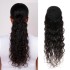 Wig Ponytail Natural Song Water wave Ponytail Human Hair Natural Color Black Human Hair