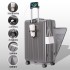 2024 New Explosive Multi functional Front Open Lid Trolley Luggage 20 inch Universal Wheel Female Travel Box Male