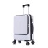 2019 New Front Opening Trolley Case for Women, 20 inch Men's Business Boarding Case, Luggage Compartment, Universal Wheels