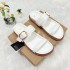 ZA Home Autumn Cross border New Style Outerwear Shoes with Ring Buckle One Line Slippers, European and American Large Thick Bottom Sandals, Slippers