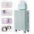 2023 New Explosive Gradient Luggage with Super High Beauty Goddess Multi functional Trolley Box Silent Wheels 24 inches