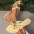 Foreign trade jelly diamond PVC sandals, work shoes, women's flat shoes, women's affordable butterfly knot fashion plastic summer slippers