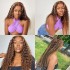 Deep wave Highlight lace closure wig piano color P4/27 front lace wig head