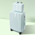 New trendy suitcase with aluminum frame, travel box, universal wheels, 20 female and male students, 24 password leather box, 28 inches