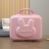 Cartoon Rabbit Password Handheld Box Small Luggage Box Women's Cosmetics Storage Luggage Small and Lightweight 14 inch Travel Box